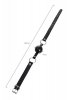 Anonymo gag, TPR, black, 64 cm